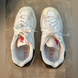 New Balance White and Black Men's Sneakers